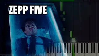 Saw V - ZEPP FIVE (HELLO ZEPP) Synthesia Piano Tutorial (100%) by Iwan Hoffman (2017)