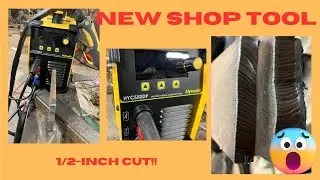 Hynade HYC550DP Pilot Arc Plasma Machine Unboxing and Test