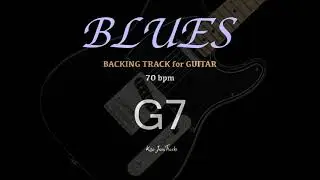 BLUES (Backing Track for Guitar) in G7