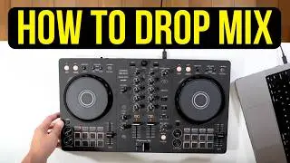 How to Drop Mix on DDJ-FLX4 (Beginner DJ Tutorial)