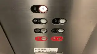 (Now Gone) Huge MontgomeryKONE Hydraulic Main Elevators-Terminal E, Logan Airport, Boston MA