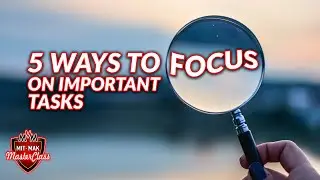 5 Ways To Focus On Important Tasks | Urgent VS Important