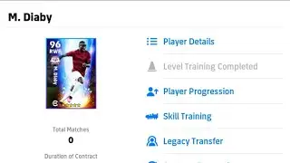 How to train M. Diaby Summer Transfer eFootball 23 to 99 max ratings in all playstyle