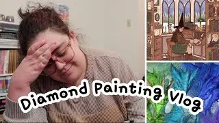 decisions are harddddd + lots of super exciting happy mail | diamond painting vlog #110!