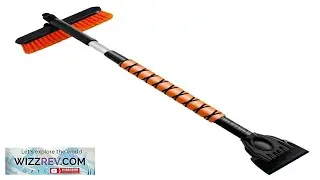 Heavy Duty Extendable Brush And Ice Scraper For With Foam Grip Ergonomic