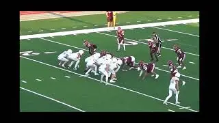 Ramello Johnson-nose guard spin move #60 JV