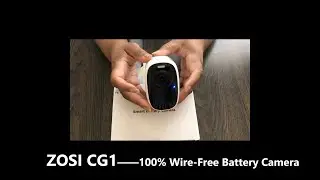 [Review] 1080P Wire Free Battery Camera with Sound & Light Alarm -ZOSI Security Camera