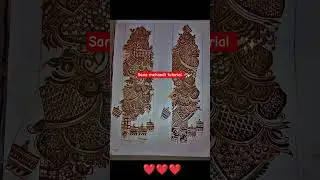 latest henna mehndi design #mehndi #henna #shorts #shortvideo #shortsfeed #art #artist
