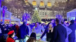 ⁴ᴷ NYC Christmas ✨ Midtown  Manhattan Christmas Decorations, Times Square & Radio City Music Hall