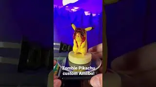 Smash Zombie Pikachu amiibo! - Custom amiibo collection