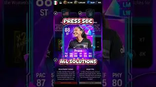 Press SBC 🇺🇸 ALL SOLUTIONS ✅ MADFUT 26 🔥😈🍀 #madfut #madfut26 #sbc #eafc26 #foryou #fyp