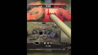 World of tanks blitz. А вы так умеете танковать? Что это было?  Russian and soviet bias #shorts