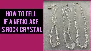 How to Tell if your Necklace is Rock Crystal! #education #rockcrystal