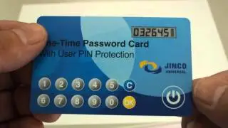 JINCO 13KEY One -Time Password Card