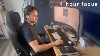Work With Me for 1 Hour ☕️ | Lock In With Lo-Fi