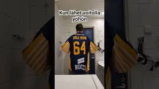Kun l&auml;het voitolla y&ouml;h&ouml;n!🏒
