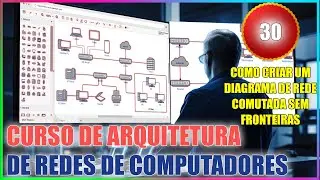 CURSO DE ARQUITETURA DE REDES - AULA 30: COMO CRIAR DIAGRAMA DE REDE COMUTADA SEM FRONTEIRAS CISCO