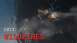Heat and Smoke: The 2023 Canadian Wildfire Season Animated