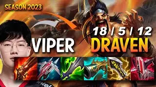 HLE Viper DRAVEN vs VARUS ADC - KR Ranked