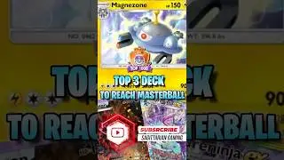 🔥 TOP 3 Decks to Reach MASTERBALL FAST! (B1A) ⚡