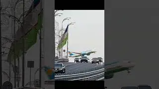 Boeing 787-8 Dream)liner | UK78706 | Uzbekistan Airways. Take-off on July 8, 2025. Tashkent airport.