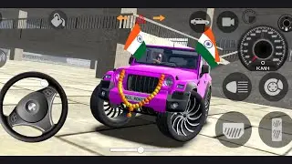 Modified Mahindra Thar Police Escape Night 🚓🌙 | High Speed Chase Gameplay