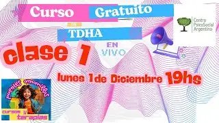 Curso gratuito de TDHA clase 1