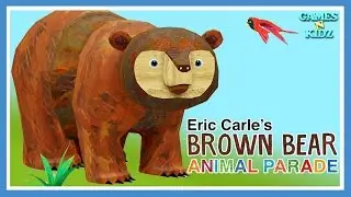Eric Carle's Brown Bear Animal Parade - Brown Bear Brown Bear What Do You See App For Kids