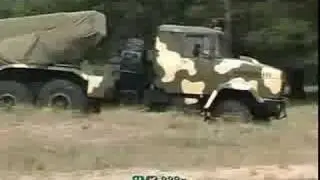 Military kraz heavy truck