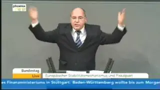 Gregor Gysi:Debatte &uuml;ber den europ&auml;ischen Fiskalpakt