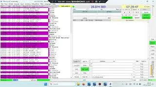 10m FT8 one minute real time 0729 UTC 19.11.2024 in KG24