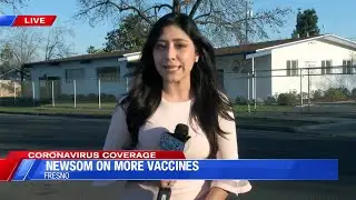 Gov. Newsom visits Fresno, talks on ramping up vaccinations (KGPE)