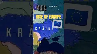 RISE OF EU!  #hoi4 #trending #history #map #timelapse #trend #heartsofironiv #ww3  #europe #shorts