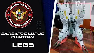 PAPERCRAFT Gundam Barbatos Lupus Phantom Piernas / Legs