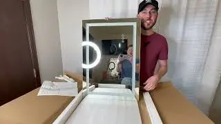 LOAAO Mirror Unboxing/Installation/Function display #ledmirror #bathroommirror #mirror
