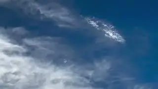 Amazing view by captaindeepsea of the dual booster landing of the SpaceX Falcon Heavy GOES-U mission