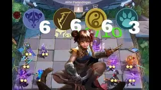 MAGIC CHESS. HYPER WANWAN  COMBO 6 ASTRO + 6 CADIA + 6 ARCHER.