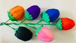 Reuse Plastic Eggs🥚to Make Eggplants | Simple DIY Craft Idea💡 