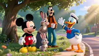 Mickey Mouse, Donald Duck & Goofy&rsquo;s BIG New Car Adventure 🚗 |  Fun Kids Cartoon Story 🦆🐶✨