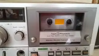 Technics Dual Well Cassette Tape Deck | Model RS-M 202 | FHD 1080p