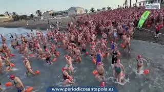 🏊‍♂️ Travesía a Nado Tabarca – Santa Pola 2025 | Salida desde Tabarca 🌊🔴