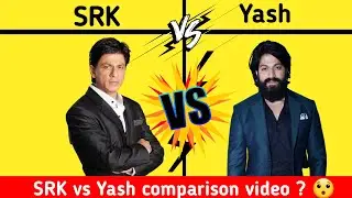 SRK vs Yash comparison video? 😯 | #shorts #pathan #facts