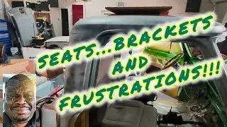 Custom Seat Brackets for the F100! 2013 F-150 Seats in a 1972 F100.
