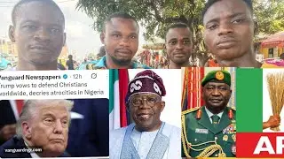 BREAKING: T&Euml;NSION IN ASO ROCK AS DONALD TRUMP SANCTIONS NIGERIA, FG DENIES CHRISTIAN GENOCIDE