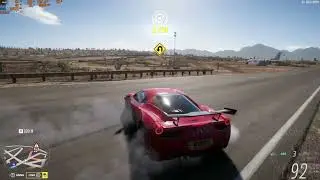 Forza Horizon 5 - How to complete Ferrari 458 -True Grip Speed Zone - Thrustmaster TMX FFB