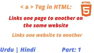 HTML Anchor Tag Tutorial: Linking Pages in Hindi