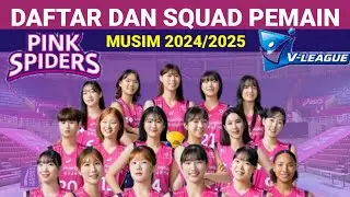 DAFTAR PEMAIN HUNGKUK PINK SPIDERS KOREA V LEAGUE MUSIM 2024/2025 BOLA VOLI PUTRI