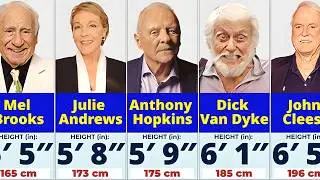 Height Of Famous Hollywood Actors And Actresses Over 80! 🎬✨
