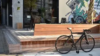 【LEADER721】ピストバイク•Fixed gear /神宮前のカフェを目指して/pov