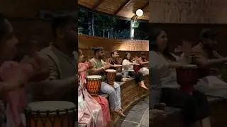 Wellness retreats just got deeper,more powerful-with the Djembe Circle #shorts #vlog #foryou #viral